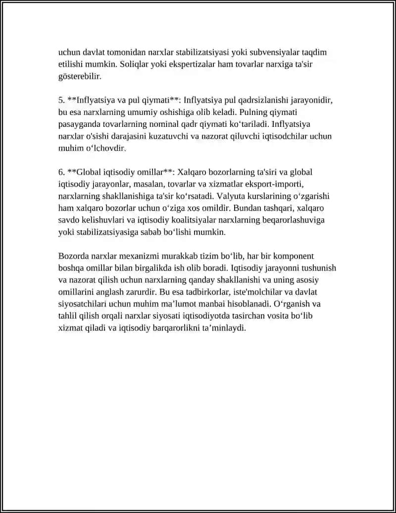 REFERAT Mavzu: NARX VA UNING SHAKLLANISHI 4