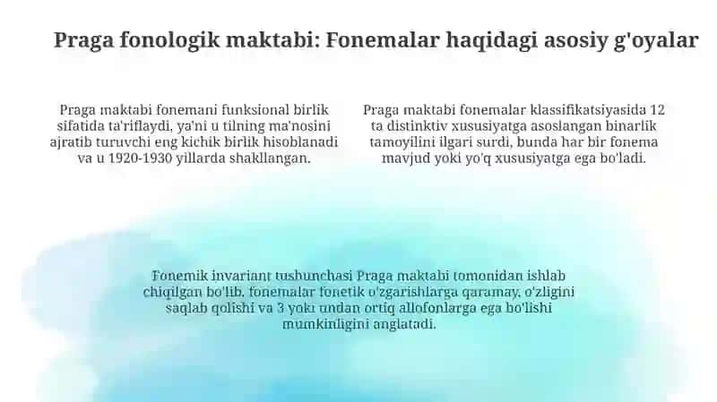 Fonemalar va fonema nazariyasi 4