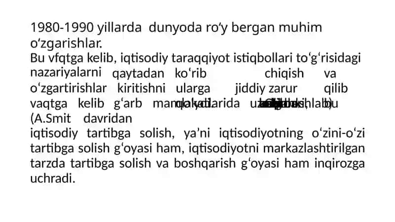Rejali iqtisodiyot konstitutsiyasini amal qilishda bozor iqtisodiyoti institutlari 4