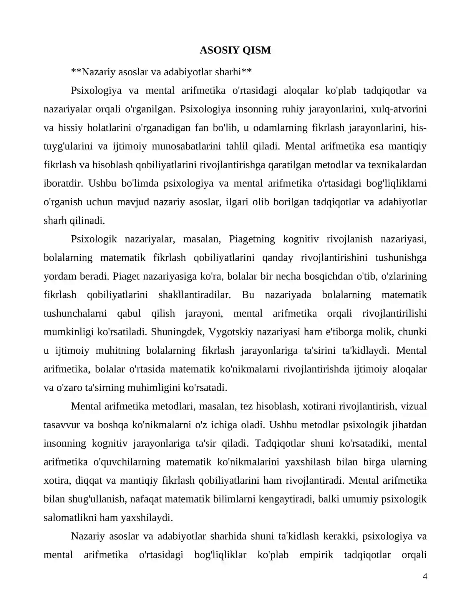 Psixologiya va mental arifmetikaning o'zaro bog'liqligi 4