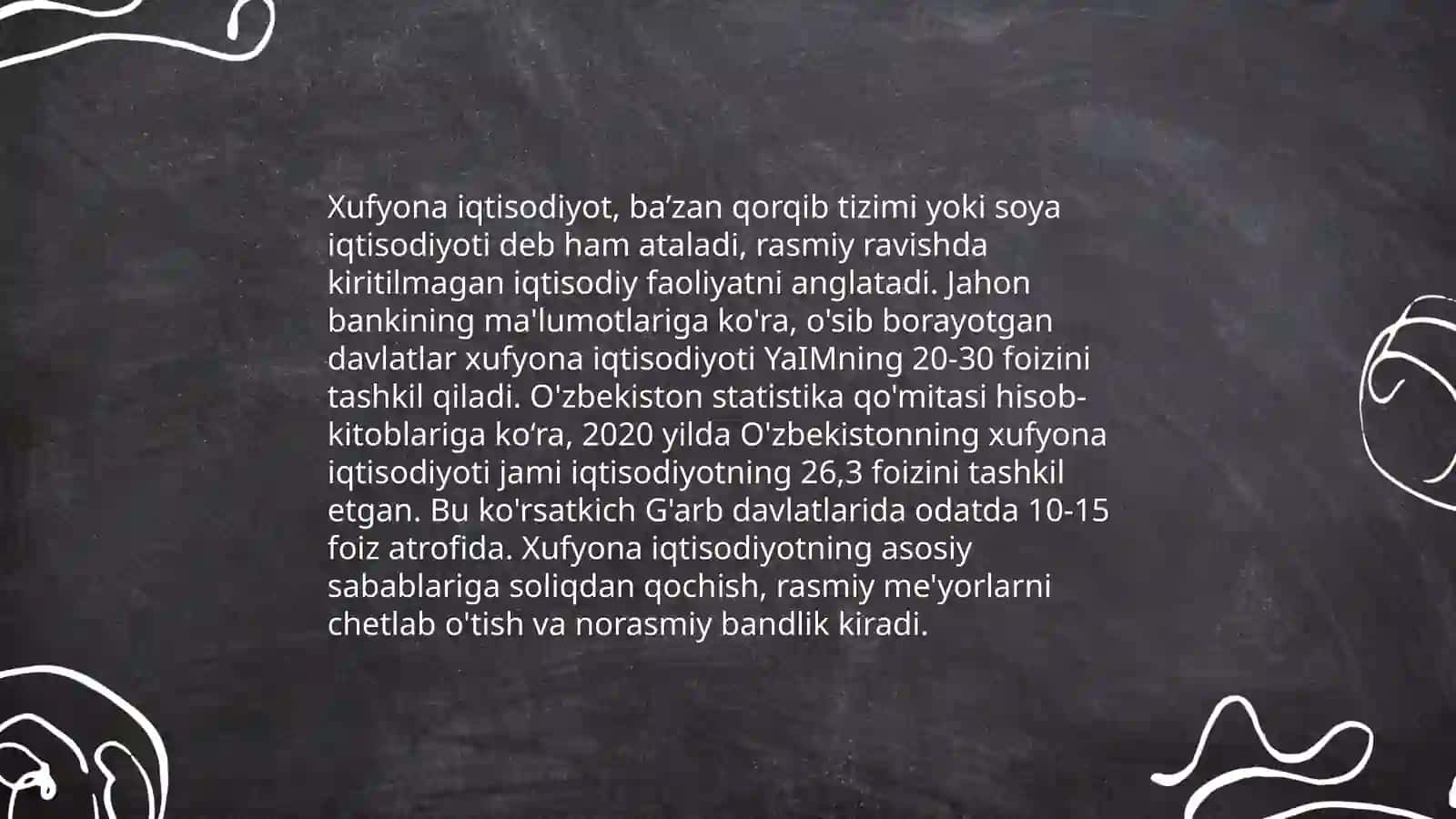 Xufyona iqtisodiyot 4