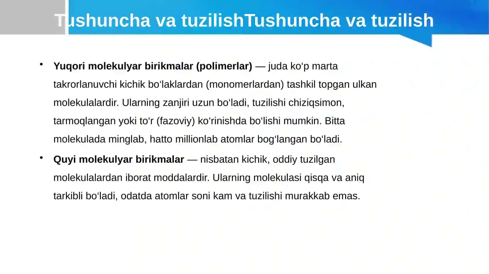 Yuqorimolekulyar Birikmalar 4