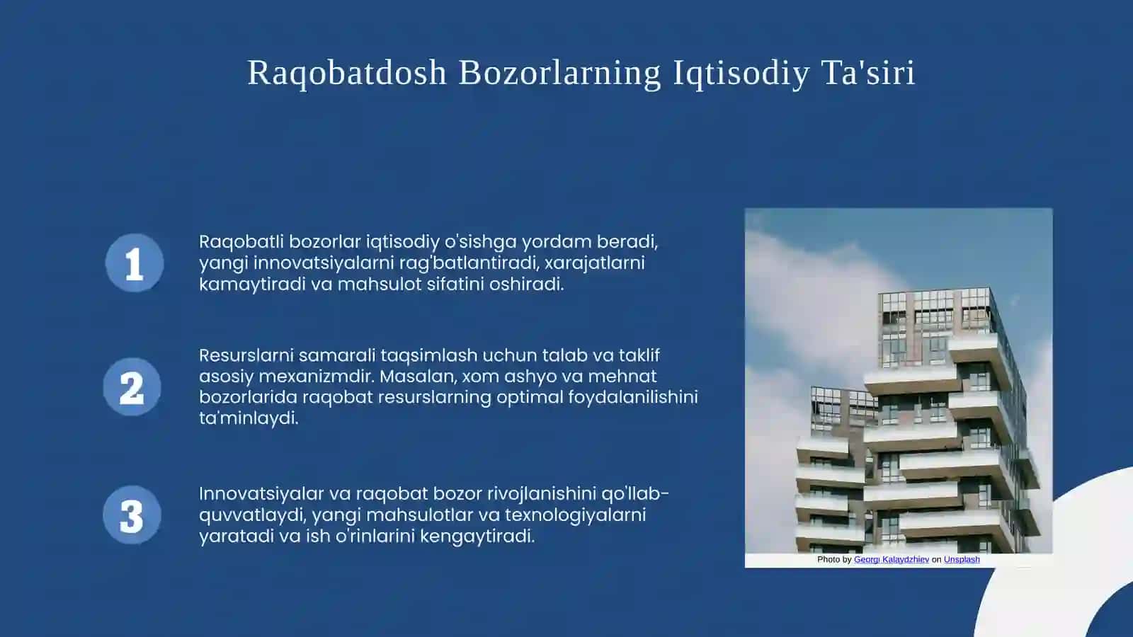 Mikro iqtisodiyotning raqobatdosh va raqobatbardosh bozorlari 4