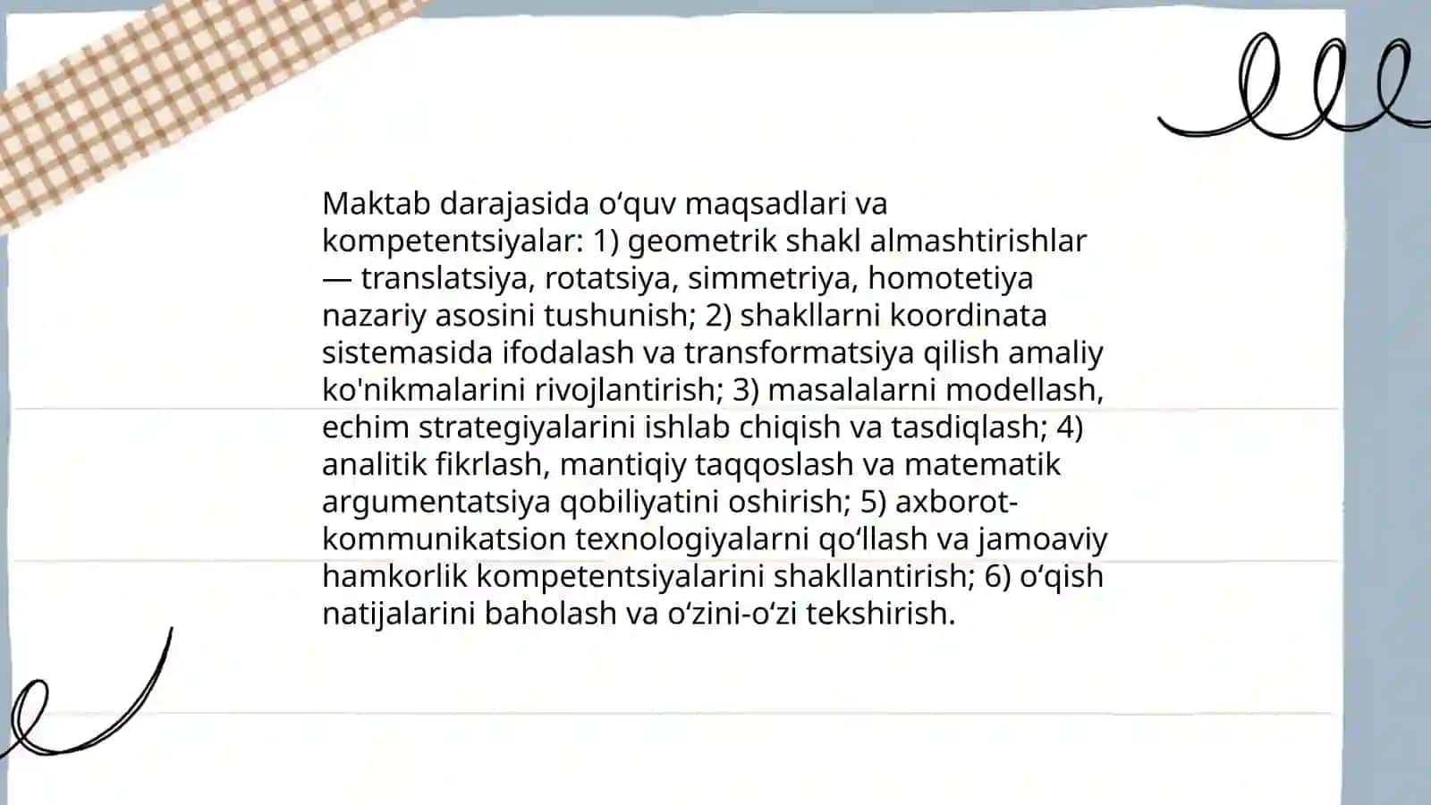 Maktabda ayniy shakl almashtirishlarni oʻrgatish metodikasi 4