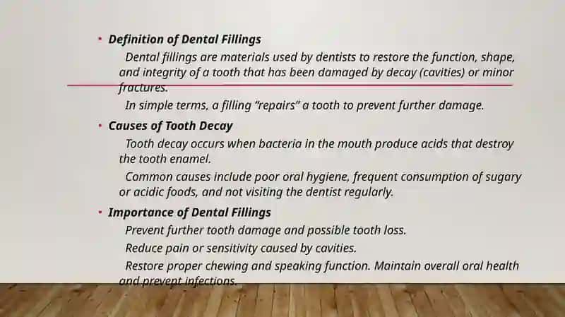 Dental fillings 4