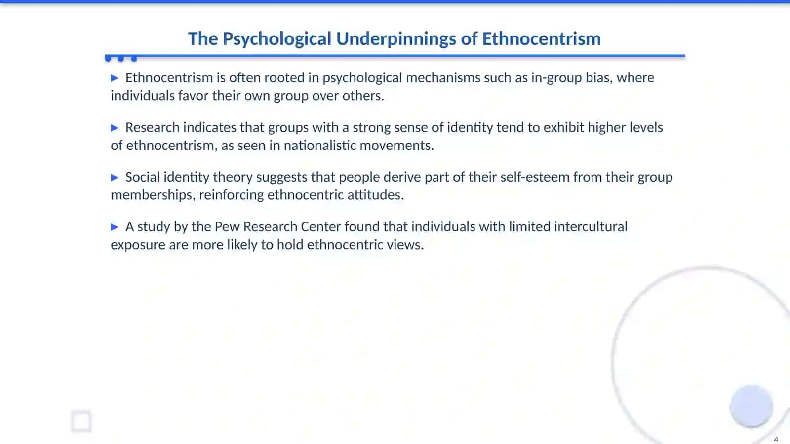 Understanding Ethnocentrism: A Critical Analysis 4