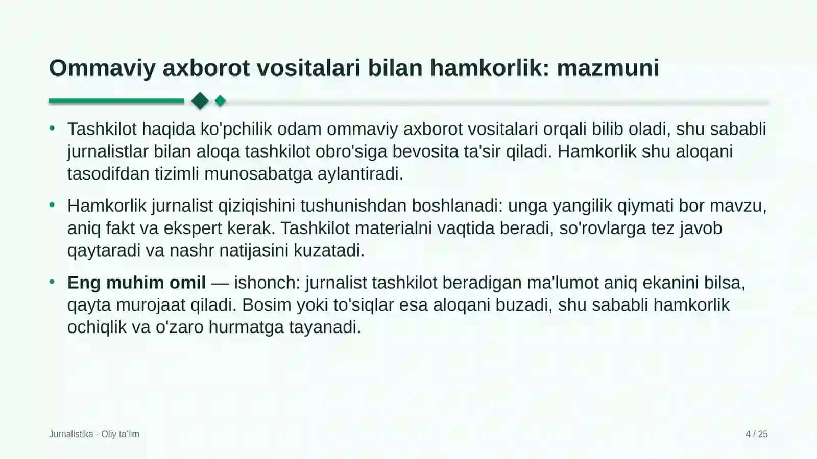 Asalarichilikda ommaviy axborot vositalari bilan hamkorlik 4