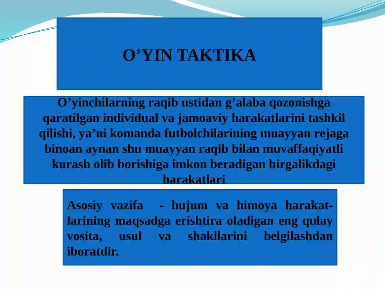 Futbolo‘yintexnikasiva taktikasining tasnifi 4