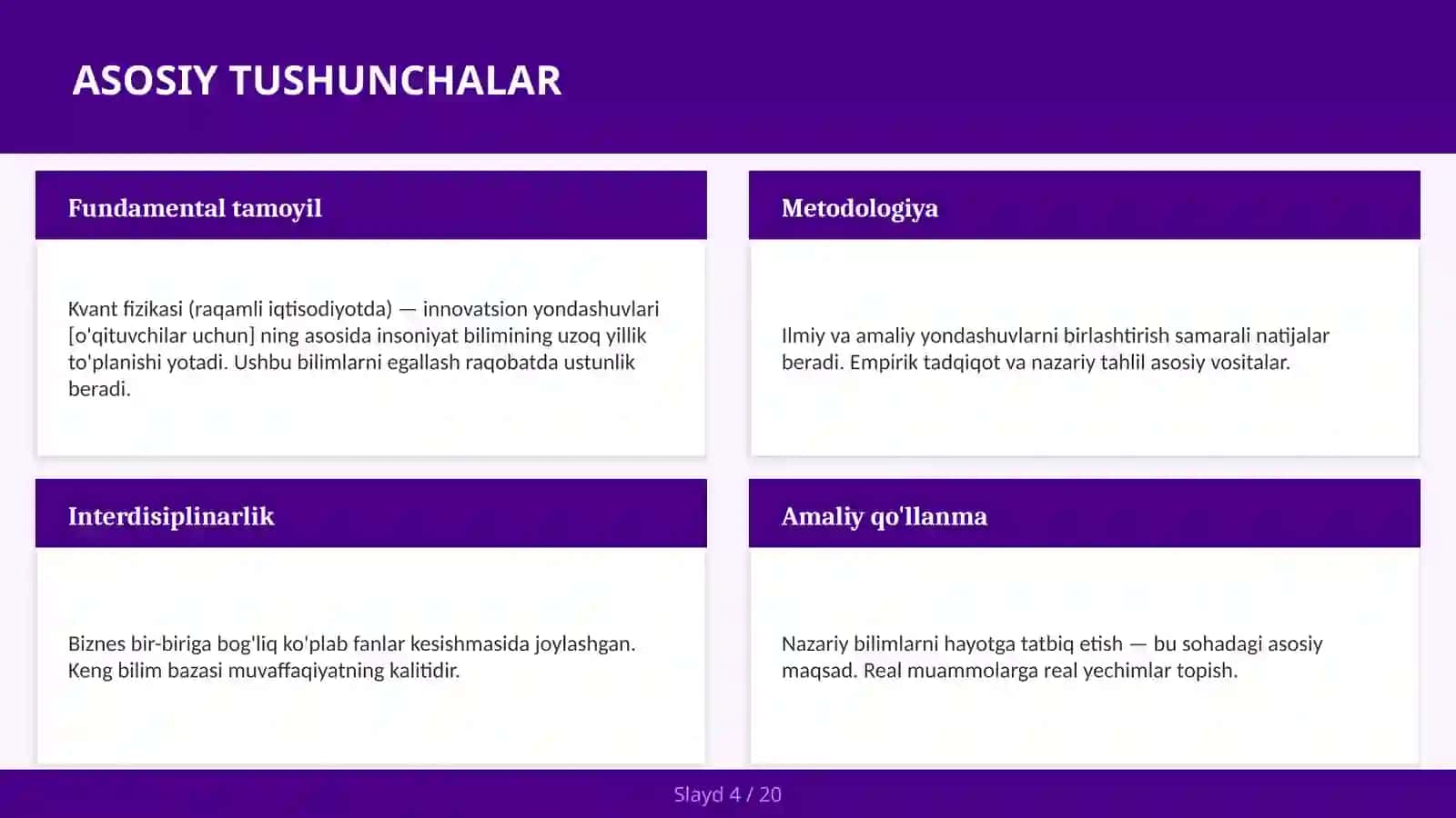 Kvant fizikasi (raqamli iqtisodiyotda) — innovatsion yondashuvlari [o'qituvchilar uchun] 4