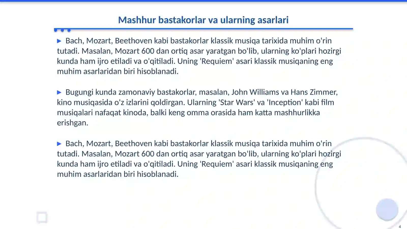 Bolalarni bastakorlar ijodi bilan tanishtirish 4