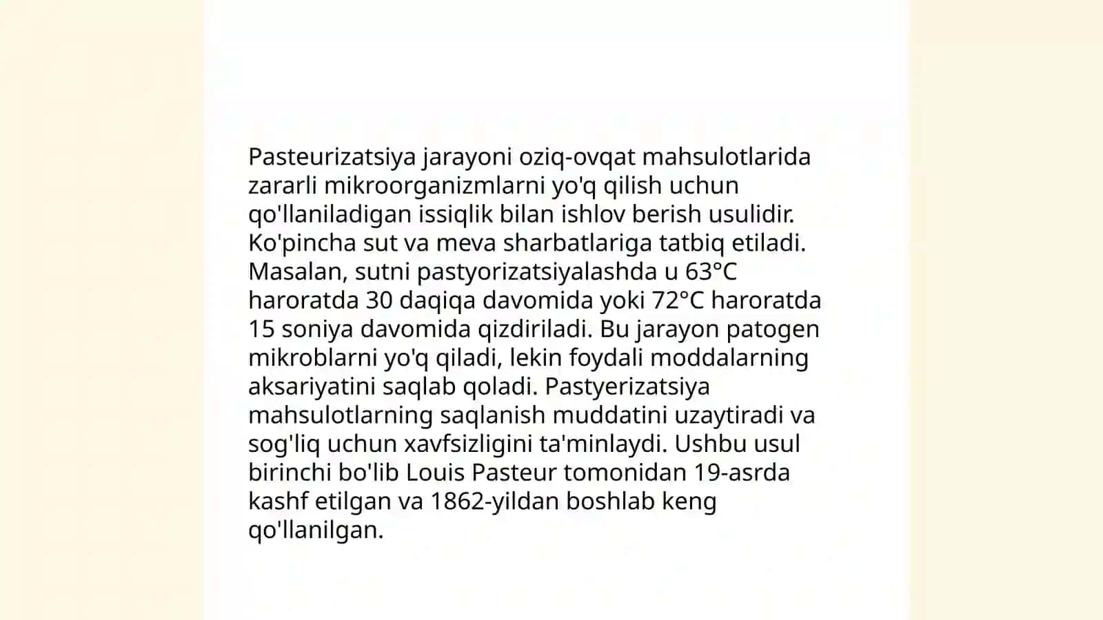 Sutni qayta ishlash texnologiyasi 4