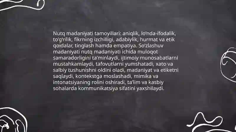 Soʻzlashuv va aloqa madaniyatining nutq madaniyatidagi oʻrni 4