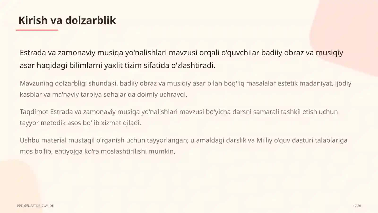 Estrada va zamonaviy musiqa yo'nalishlari (7-sinf) 4