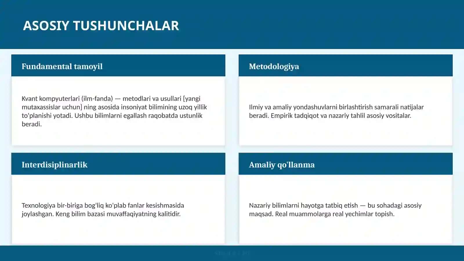 Kvant kompyuterlari (ilm-fanda) — metodlari va usullari [yangi mutaxassislar uchun] 4