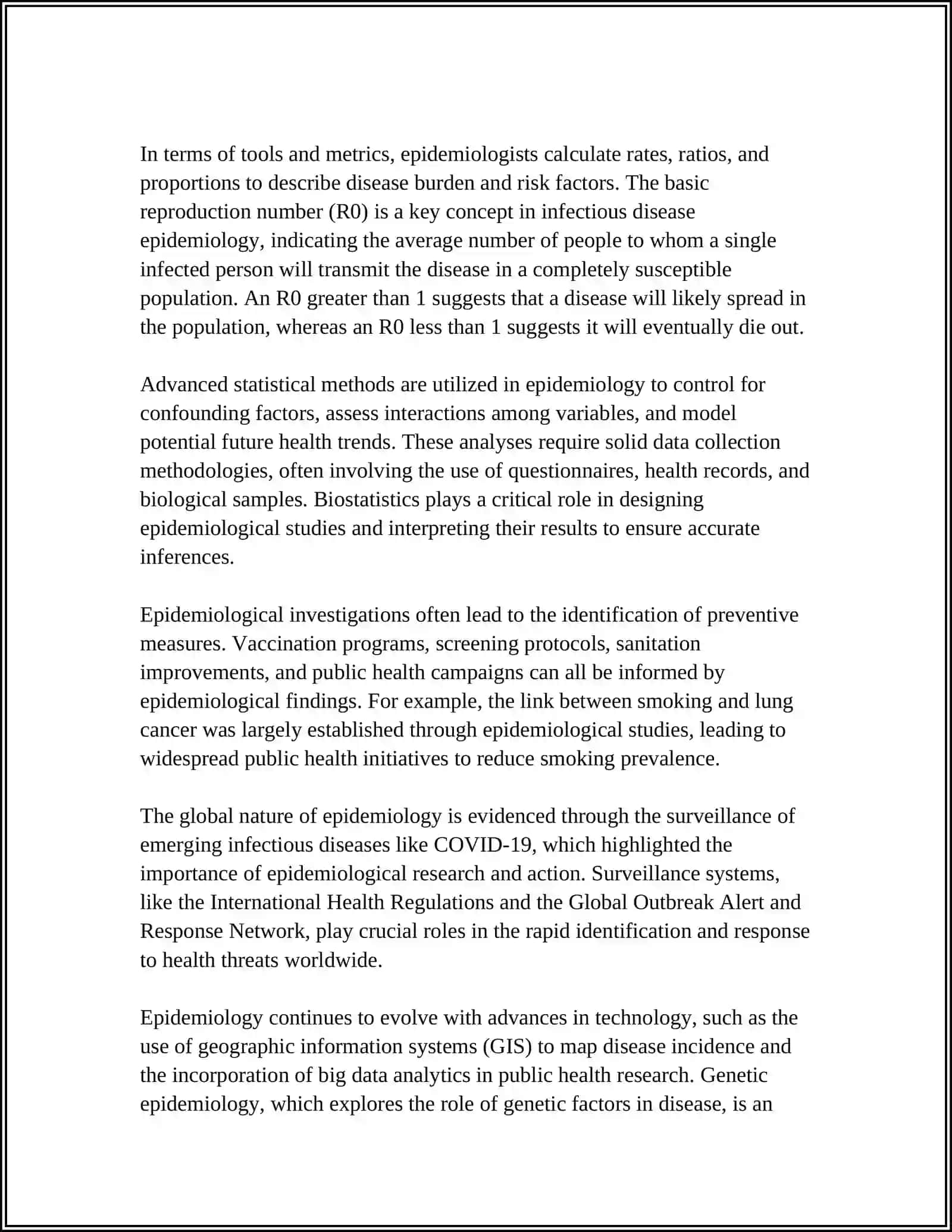 Epidemiology Studies 4