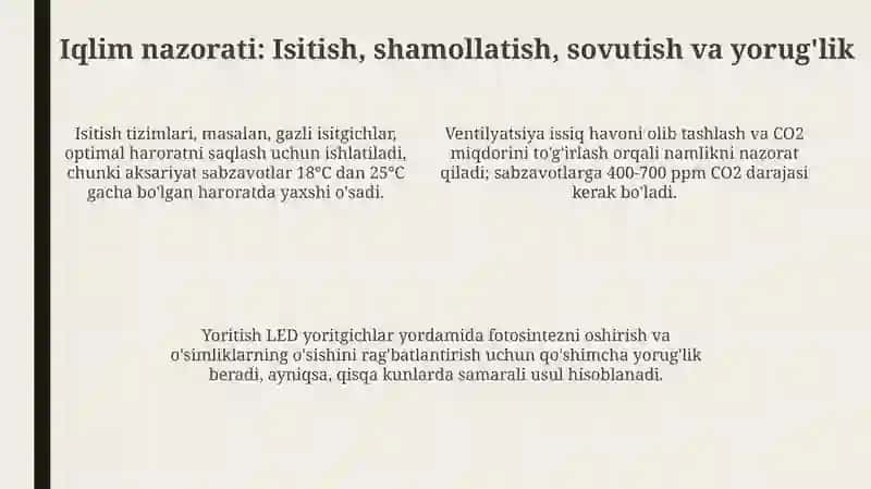 O'simliklarning hayotiy omillarini boshqarish 4