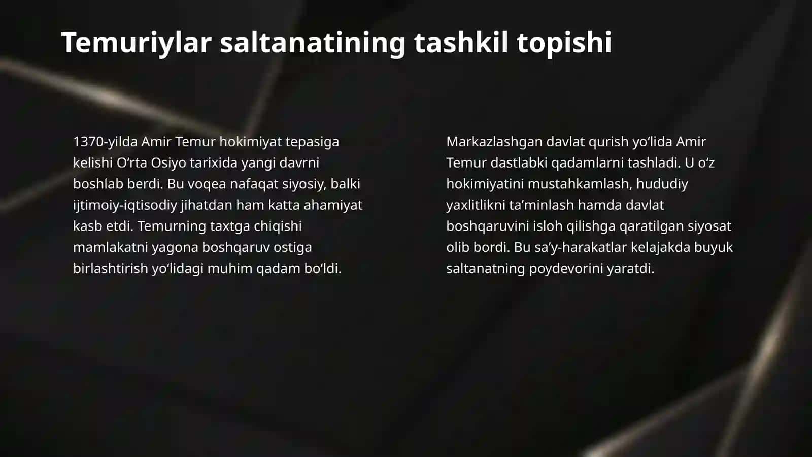 Vatanimiz qahramoni: Amir Temur buyuk davlat arbobi 4