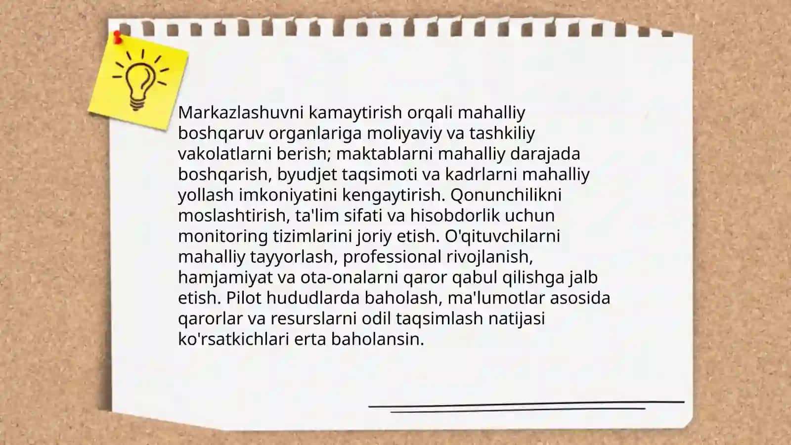 Taʼlim tizimidagi islohotlar 4
