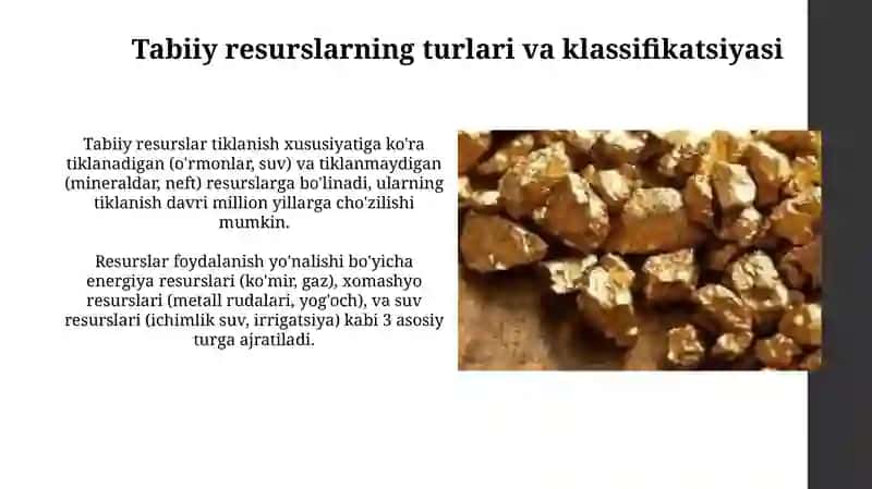 Tabiiy resurlardan oqilona foydalanish va ularni muhofaza qilish tamoyillari 4