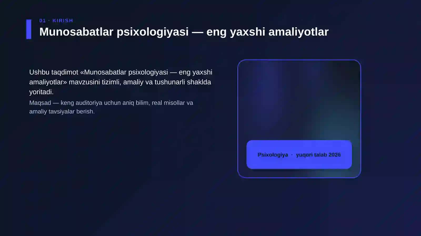 Munosabatlar psixologiyasi 4