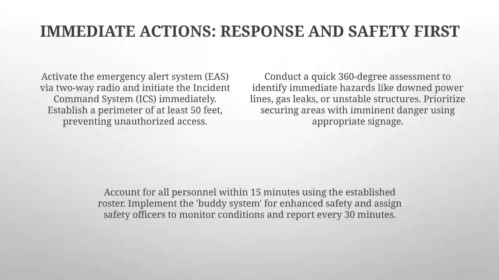 Emergency Response Protocol 4