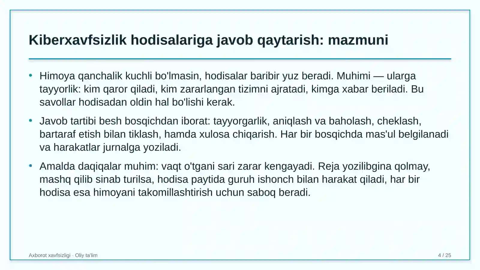 energetika dispetcherlik markazlarida kiberxavfsizlik hodisalariga javob qaytarish 9828 4