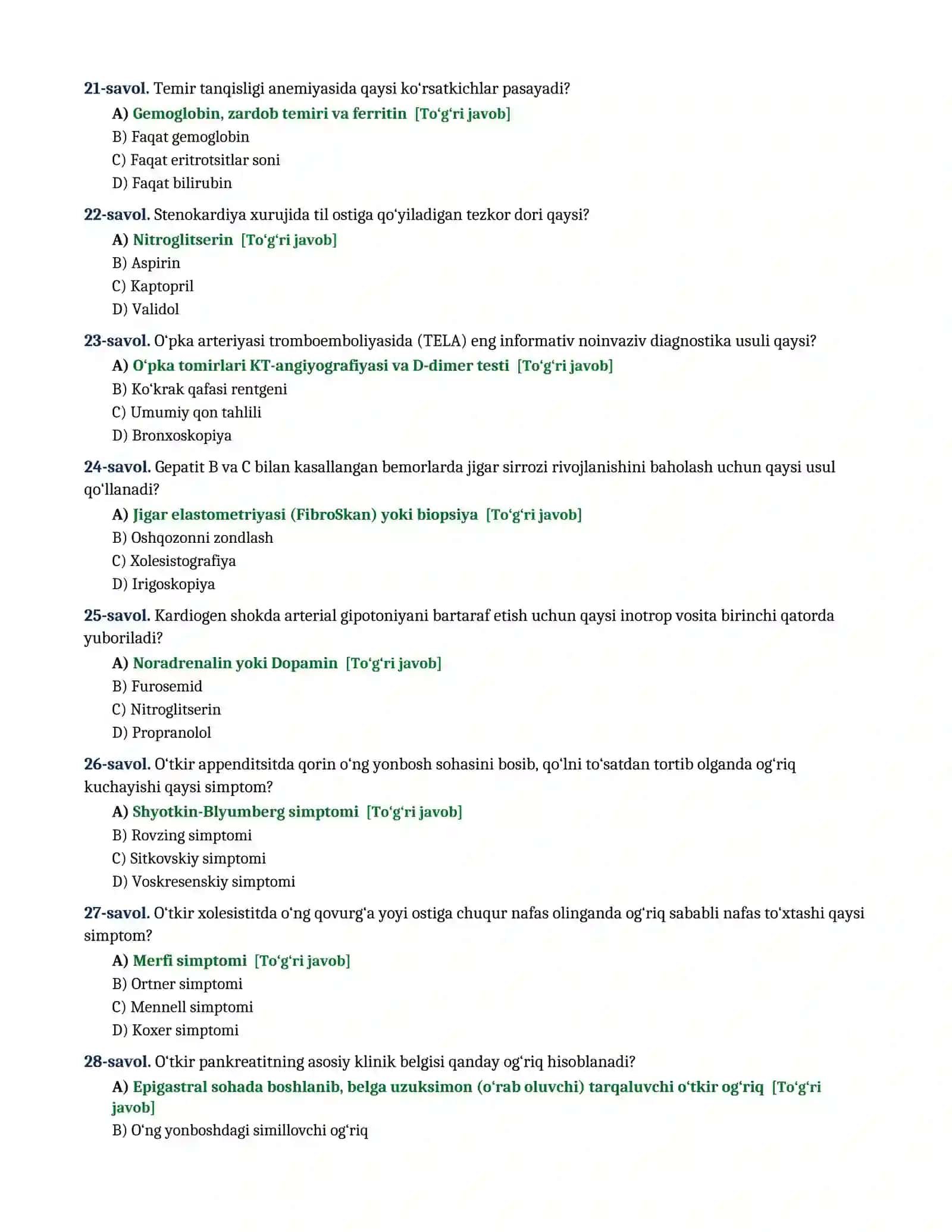 nostrifikatsiya-tibbiyot-davolash-ishi-500-test-savollari 4