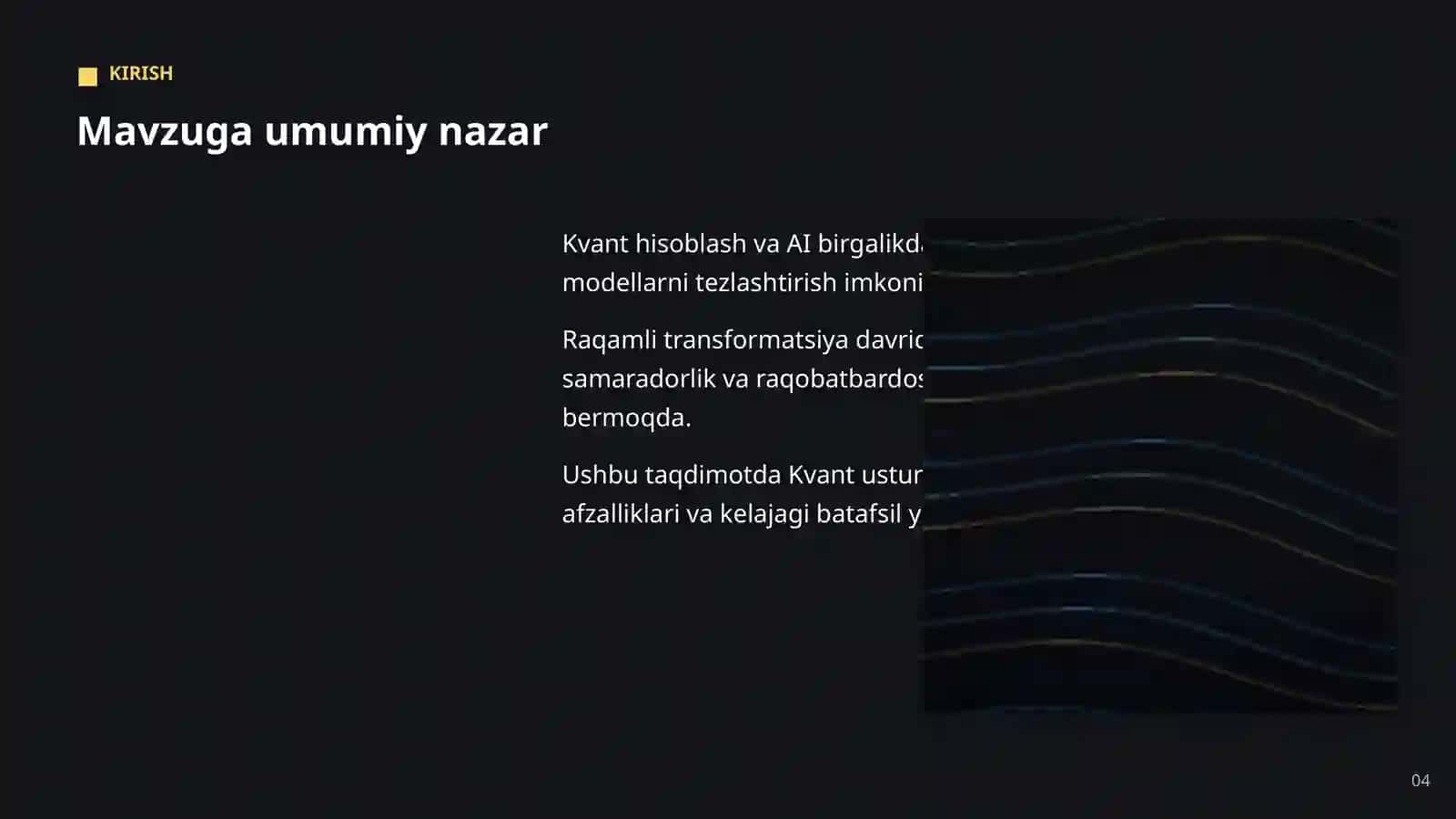 KVANT HISOBLASH VA AI 4