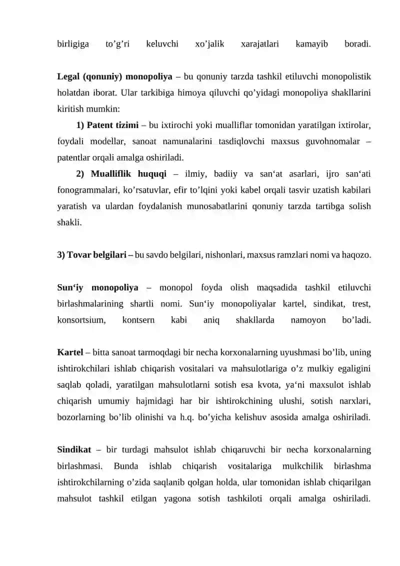 Monopoliyaga qarshi kurashish amaliyoti 4