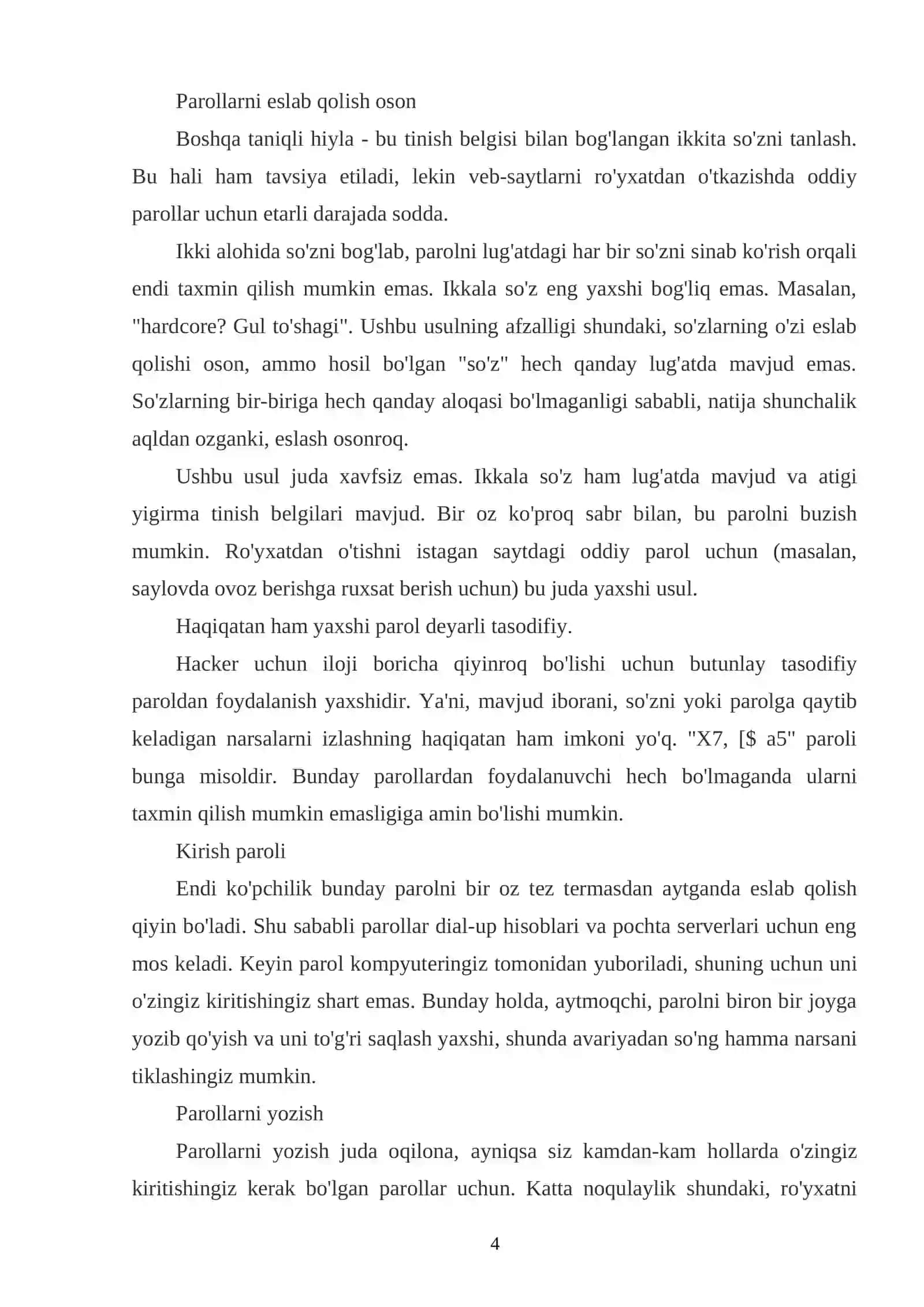 Parollarni menejeri 4