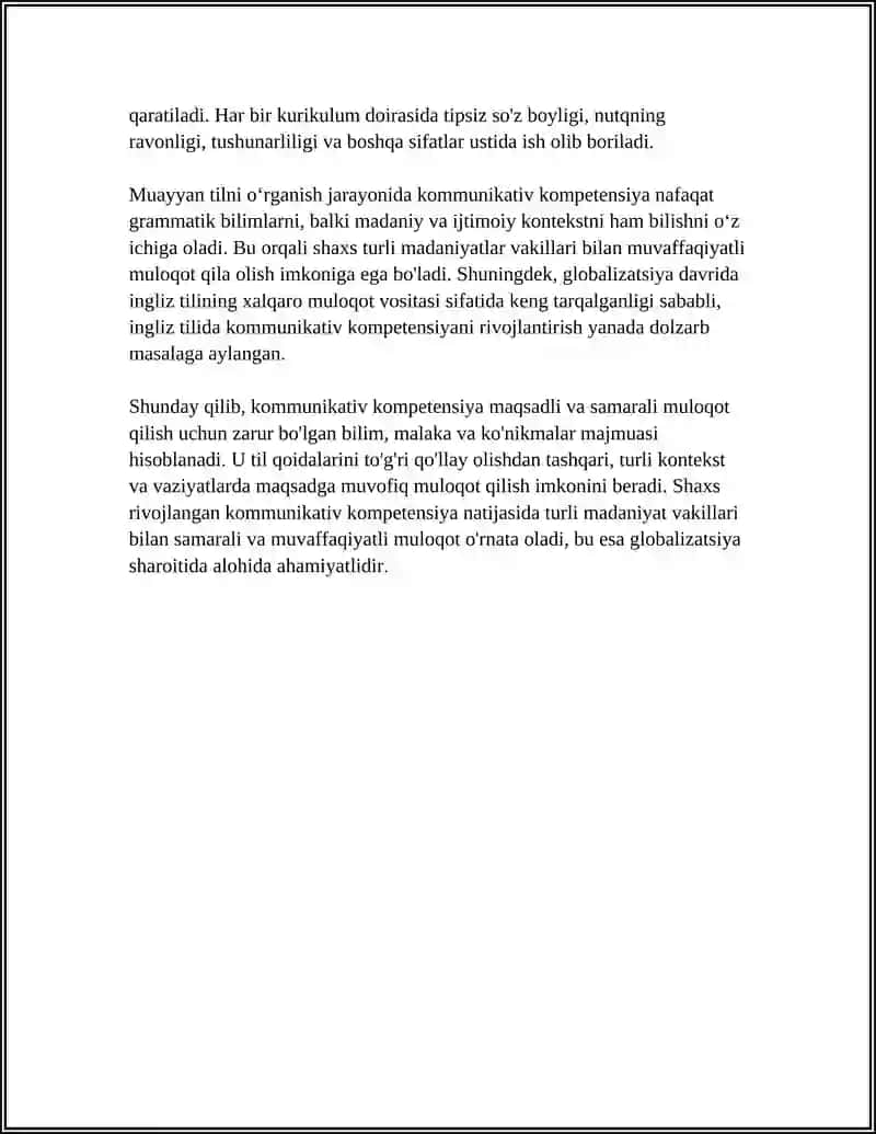 Kommunikativ kompetensiyaning shakllanishi 4