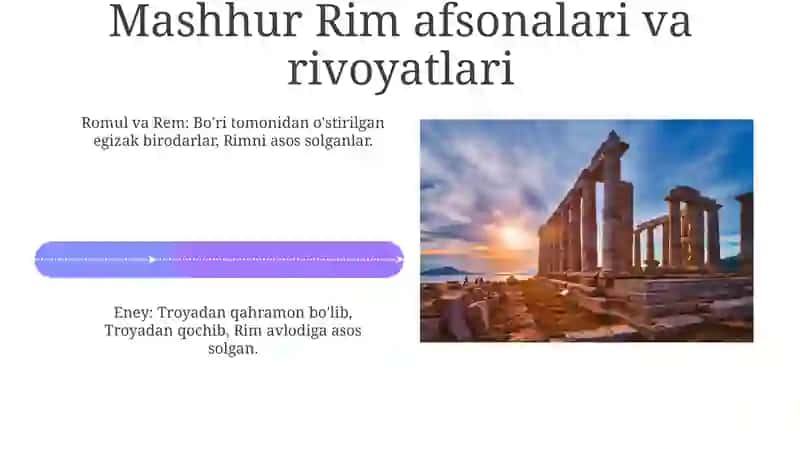 Rim afsona va rivoyatlar 4