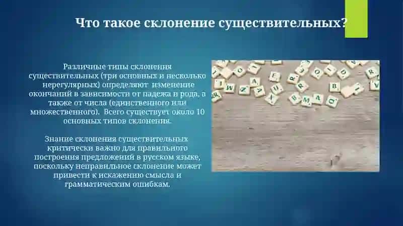 Падежная система русского языка 4