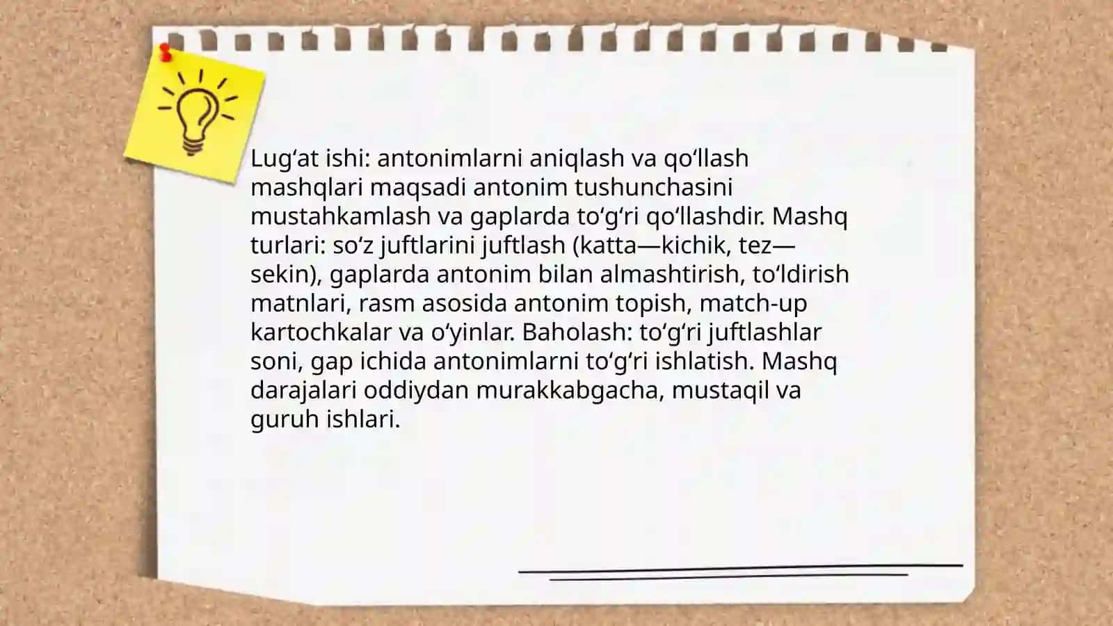 3-sinf Ona tili darsligi (4-qism) lug‘at ishi 4
