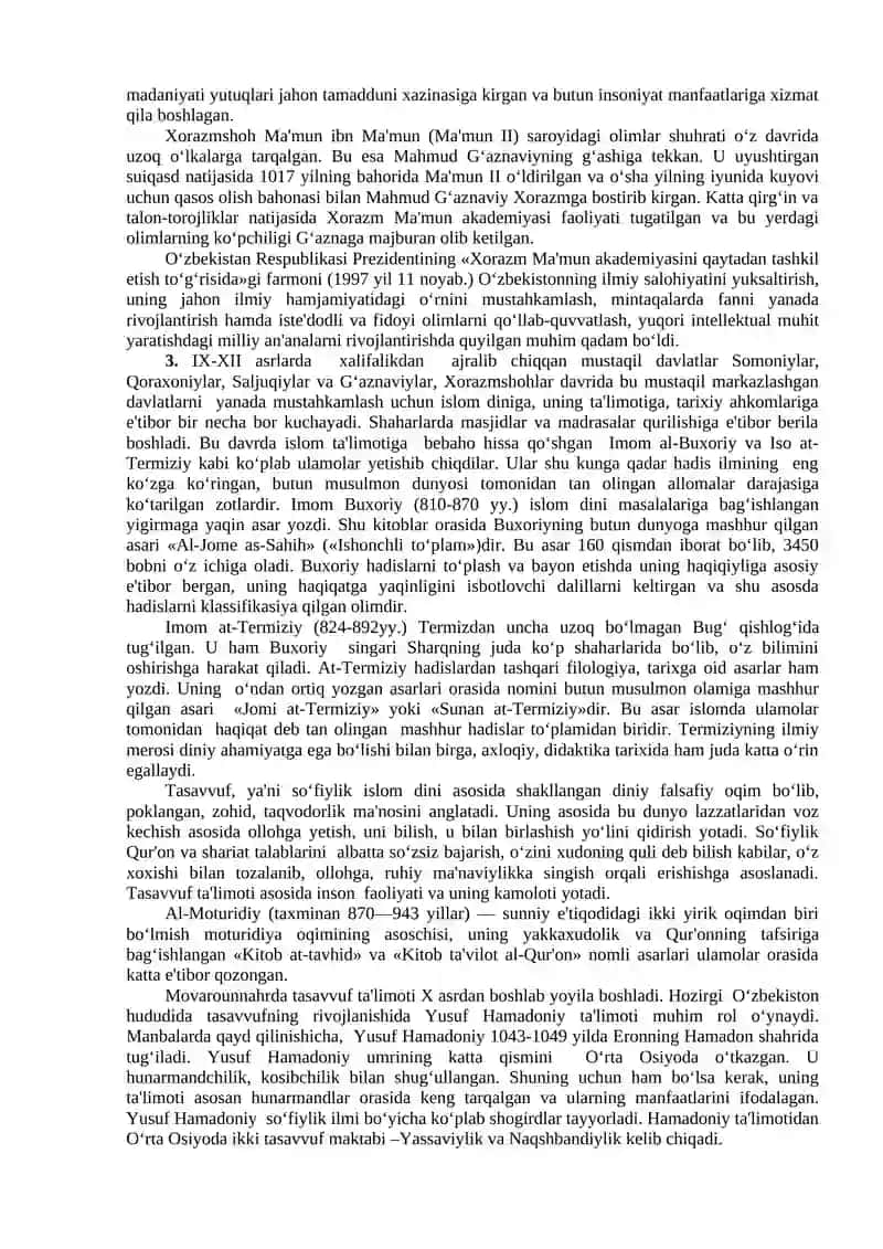 MAVZU-IX-XII VA XIV-XVI ASRLARDA MARKAZIY OSIYO RENESSANSI 4
