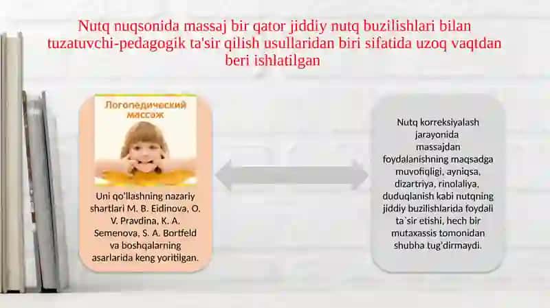 Logopedik massajni o'tkazish texnologiyasi 4