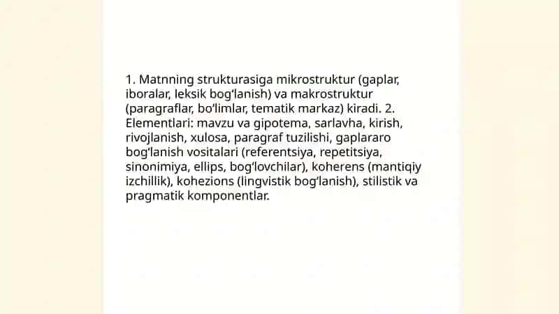 Matn lingvistikasi 4