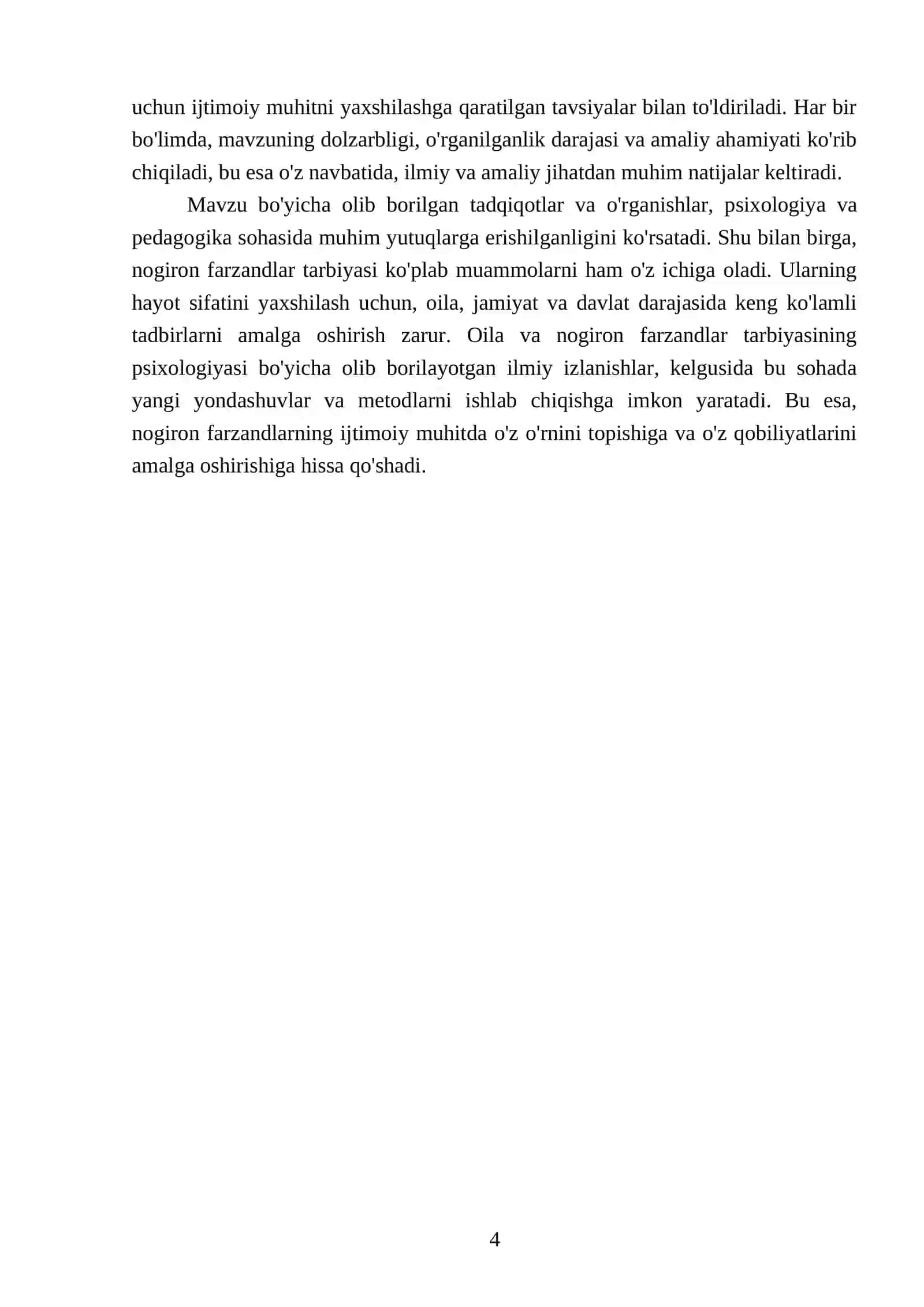 Oila va nogiron farzandi tarbiyasi psihologiyasi 4
