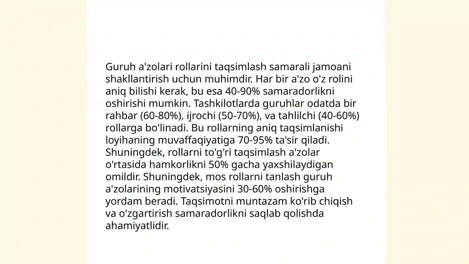 Guruh loyihasini rivojlantirish jarayoni 4