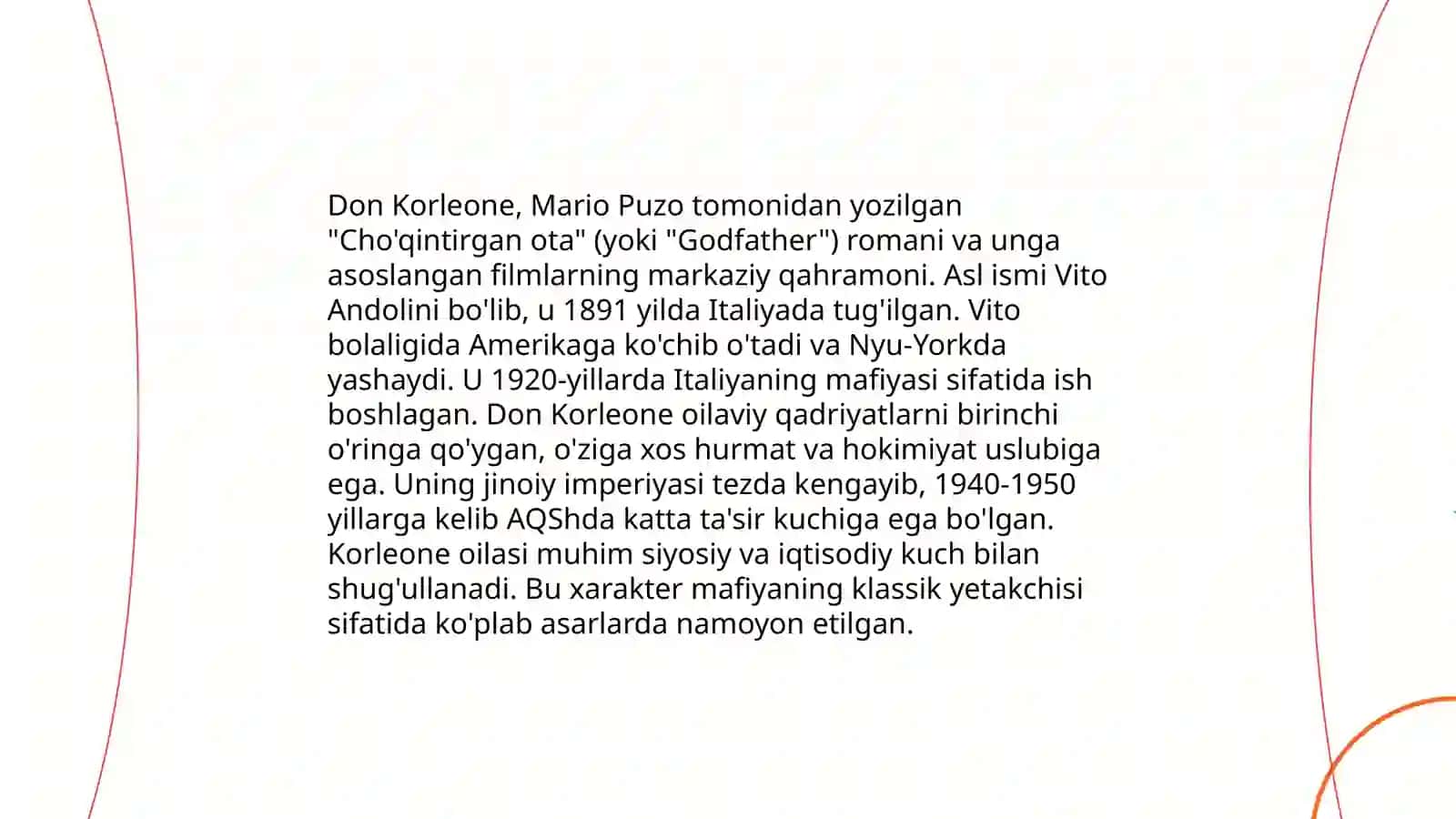 Mario Pyuzo "Chòqintirgan ota" 4
