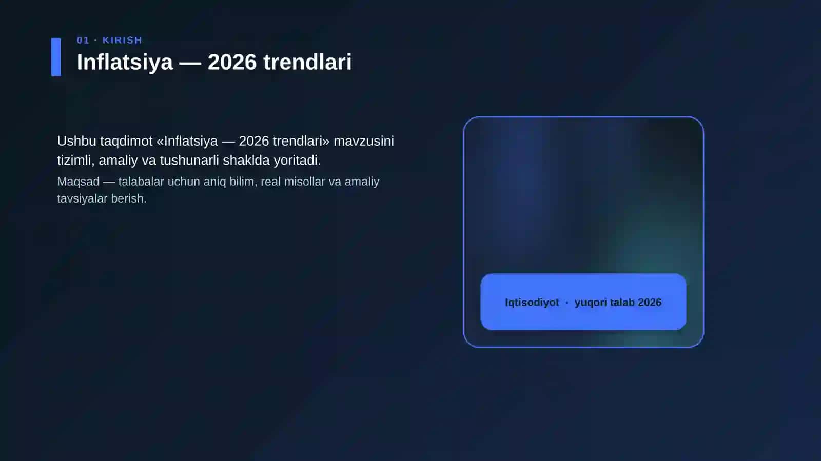 Inflatsiya — 2026 trendlari 4