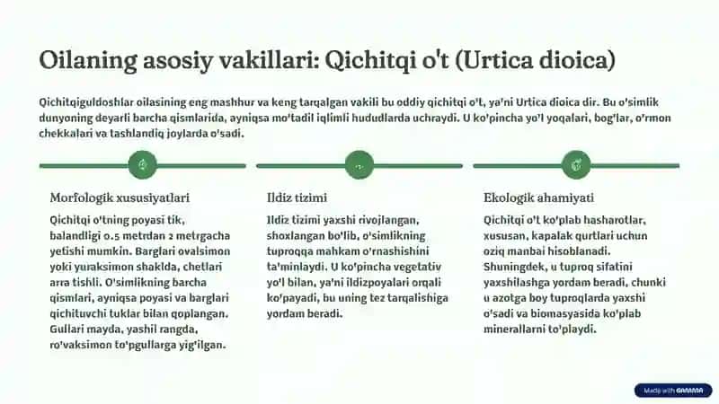 qichitqigullilar oilasi tarkibi tuzilishi va vazifalari haqida. 4