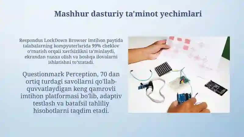 Elektron testlar tuzish dasturlari 4
