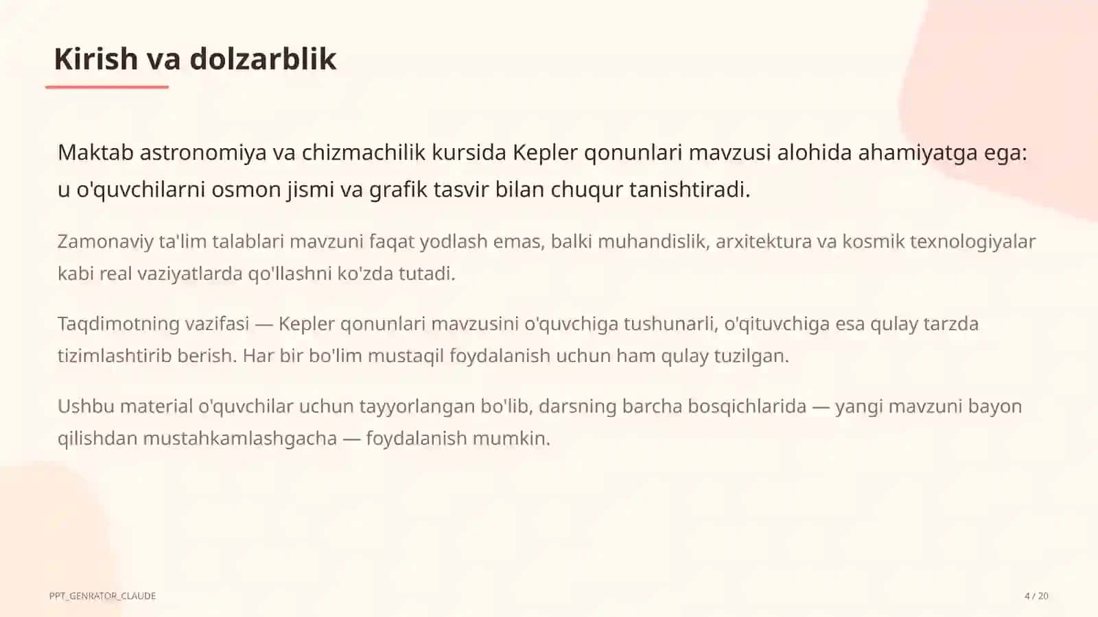 Kepler qonunlari (10-sinf) 4