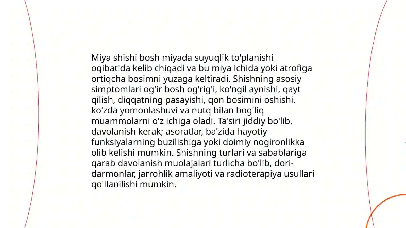 Saraton ( miya shishi gematologik va autoimmun kasalliklari bilan ) og'rigan maktab o'quvchilari bilan mashg'ulotlar o'tkazish tamoyillari 4