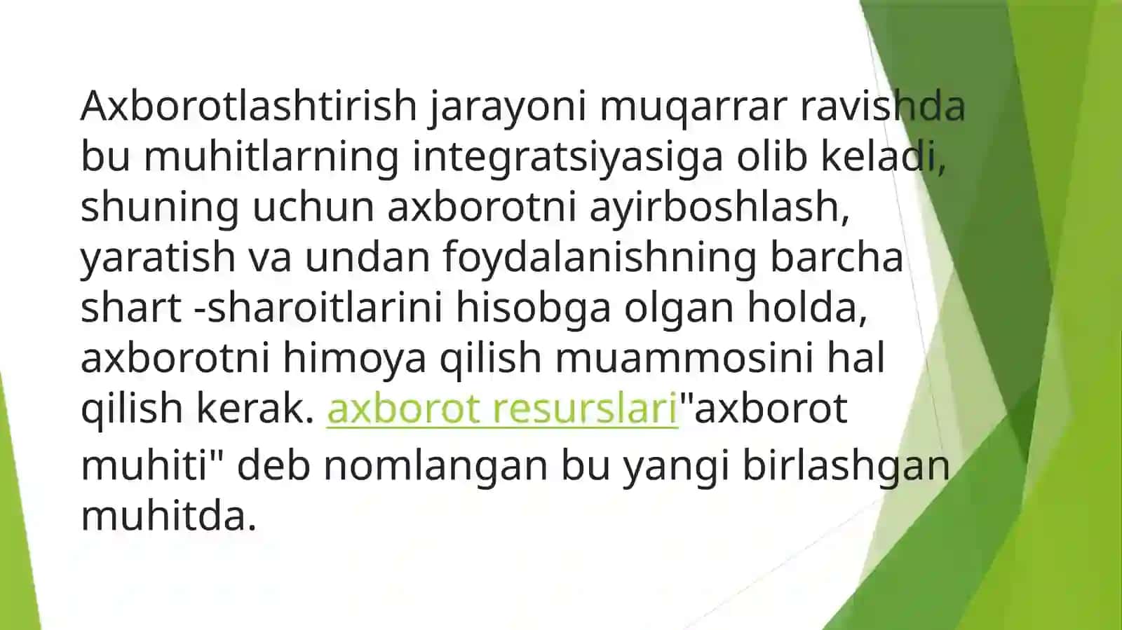 Axborot-kommunikasiya texnologiyalari xavfsizligi va axborot tahdidlarining manbalari 4