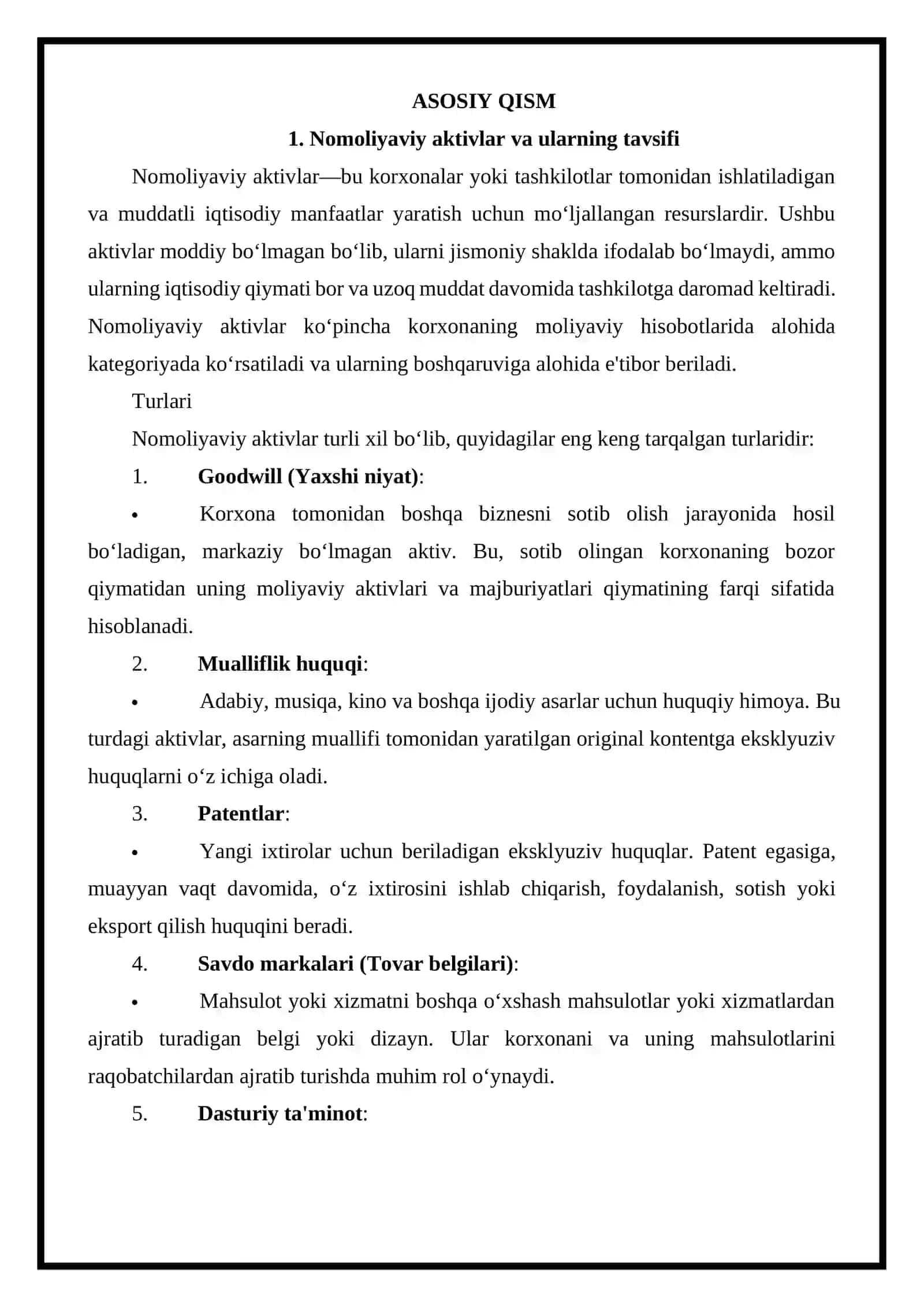 BYUDJET TASHKILOTLARINING NOMOLIYAVIY AKTIVLAR HARAKATI TO'G'RISIDAGI HISOBOTI 4