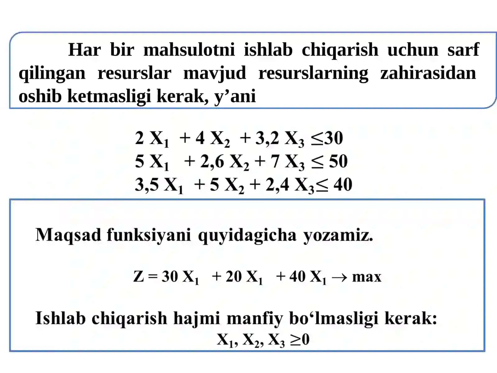 Simplеks jаdvаl usuli 4