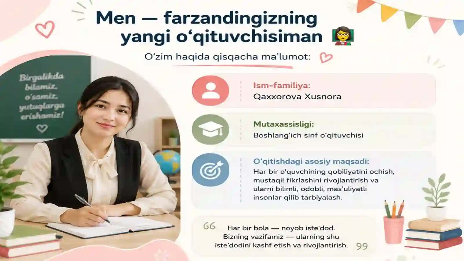 Ota-onalar majlisi uchun taqdimot 4