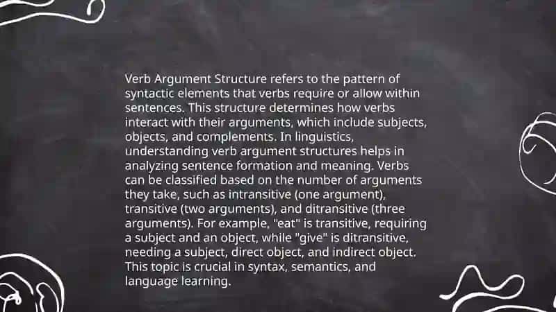 Semantic features of verb 4